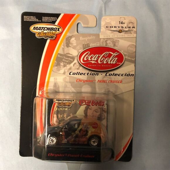 Matchbox Coca-Cola Chrysler Panel Cruiser Diecast Model Red - Picture 1 of 2